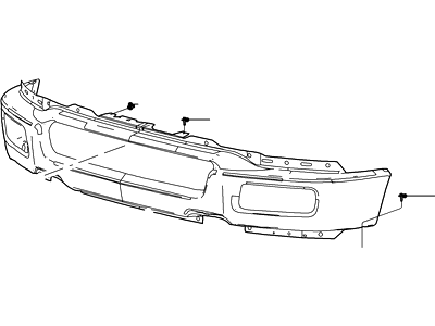 Ford 4L3Z-17757-BACP Bumper Assembly - Front