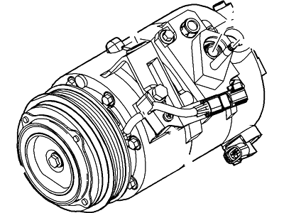 2013 Ford Taurus A/C Compressor - DG1Z-19703-A