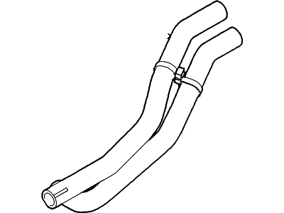Ford DB5Z-18472-B Hose - Heater Water