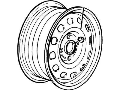 Ford 2M5Z-1007-AA Wheel Assembly