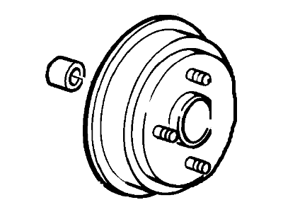 1999 Ford Contour Wheel Stud - F5RZ-1107-A