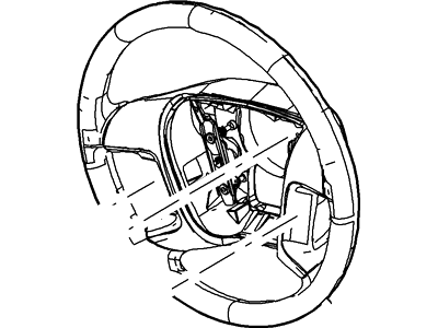 Ford 7E5Z-3600-BA Steering Wheel Assembly