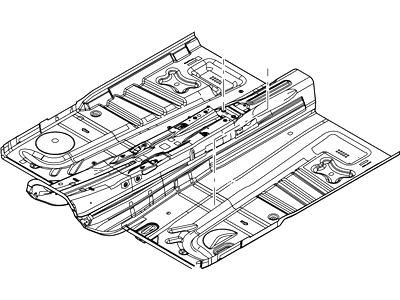 Ford Taurus X Floor Pan - BB5Z-7811135-A