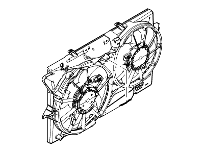 2011 Ford Taurus Fan Motor - AA5Z-8C607-C