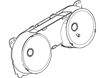 Ford AR3Z-10890-B Mask - Fuel And Temperature Gauge
