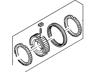 Ford F-250 Super Duty Synchronizer Ring - 1C3Z-7124-CA