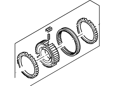 2010 Ford F-250 Super Duty Synchronizer Ring - 1C3Z-7124-CA