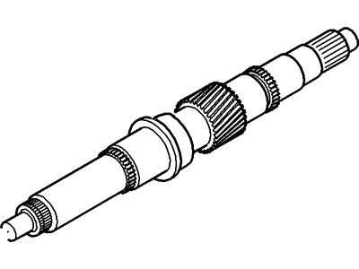 Ford 4C3Z-7061-BA Shaft Assembly - Output