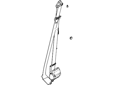 Ford E-350/E-350 Super Duty Seat Belt - HC2Z-37611B08-BA