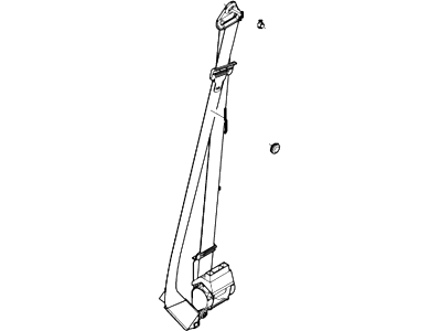 Ford 9C2Z-37611B08-AB Seat Belt Assembly