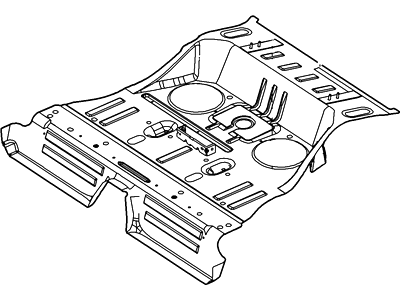 Ford BB5Z-7811160-A Pan Assembly - Floor - Centre