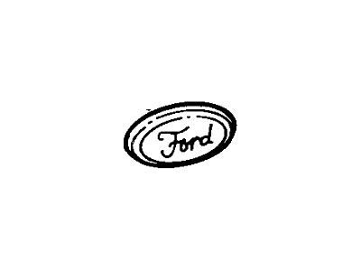 1993 Ford Tempo Emblem - E6FZ-8A223-A