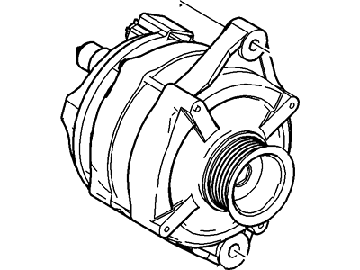 Ford 6W4Z-10346-AA Alternator Assembly