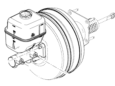 Ford F-550 Super Duty Brake Master Cylinder - 8C3Z-2140-BB