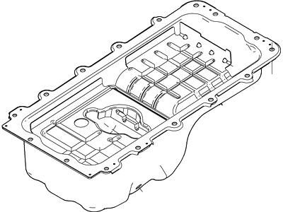 Ford F7UZ-6675-AC Pan Assembly - Engine Oil