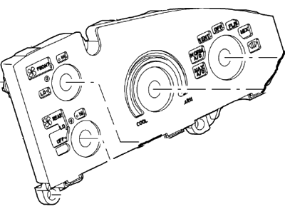 2019 Ford E-250 Blower Control Switches - 5C2Z-19980-BA