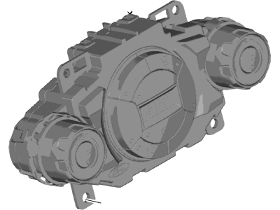 Ford Fiesta HVAC Control Module - D2BZ-19980-B