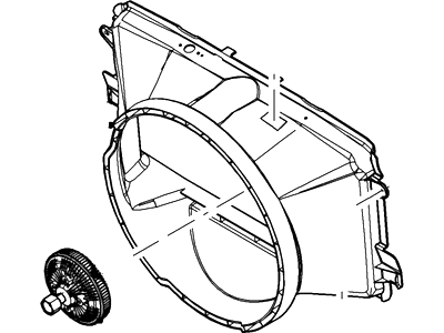 Lincoln Mark LT Fan Shroud - 4L3Z-8146-BAB