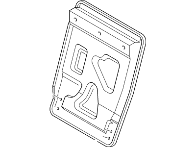 Ford YS4Z-7460509-BB Pan Assy - Floor - Rear Seat Back