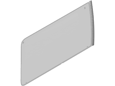 Ford BK3Z-6129711-L Glass - Quarter Window