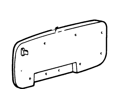 2002 Lincoln Continental Glove Box - XF3Z5406024AAA