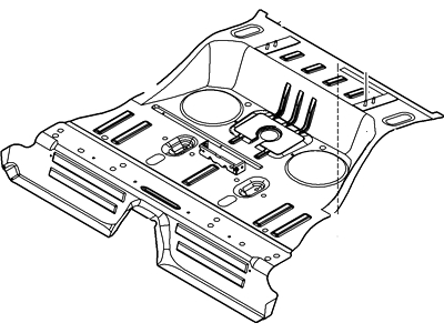 Ford DB5Z-7811160-A Pan Assembly - Floor - Centre