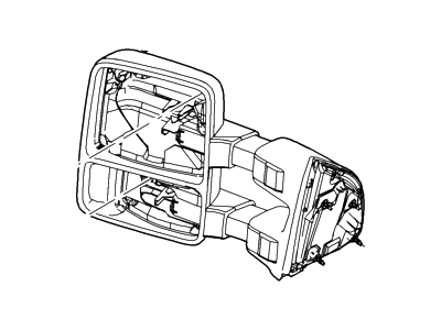 Ford 8C3Z-17683-AC Mirror Assembly - Rear View Outer