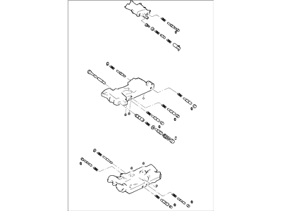 1998 Ford Escort Valve Body - F8CZ-7A100-AB