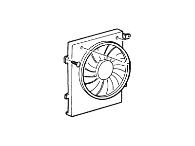 Ford Ranger Engine Cooling Fan - F8YZ-8C607-AA