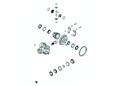 Ford BC3Z-4200-C Differential And Carrier Assembly