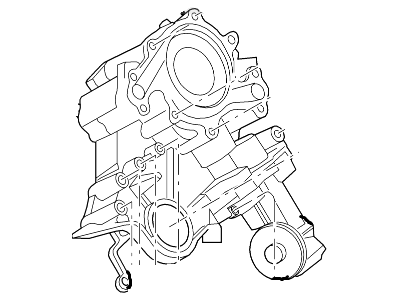 2004 Ford Mustang Timing Cover - 4F2Z-6019-AA