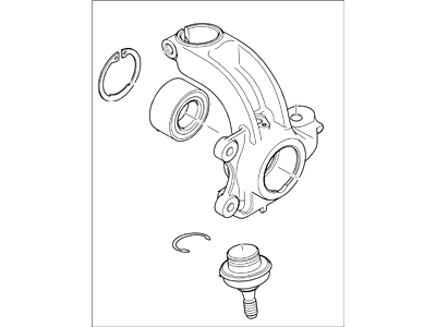 Ford 2T1Z-3K185-B Front Wheel Knuckle