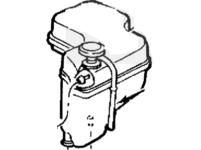 Ford F3AZ-8A080-A Tank Assembly - Radiator Overflow