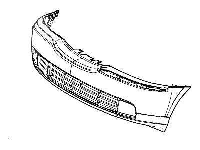 Lincoln LS Bumper - 6W4Z-17D957-A