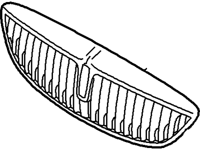 2005 Lincoln LS Grille - 5W4Z-8200-AAA