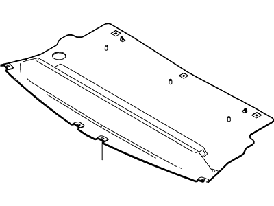 Ford 5R3Z-17626-BA Deflector - Stone