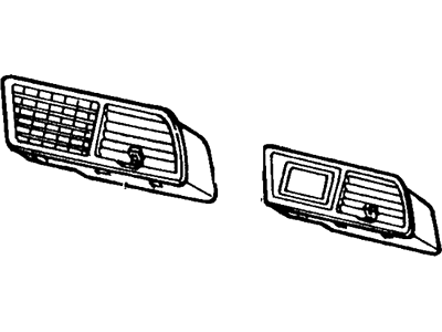 Ford F3TZ-19893-C Louvre Assembly - Vent Air