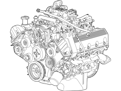 Ford 7L2Z-6007-BA Engine Assembly