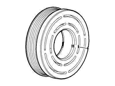 Ford A/C Idler Pulley - 1L2Z-19D784-DA
