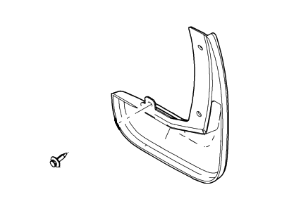 2011 Ford Flex Mud Flaps - 9A8Z-16A550-BB