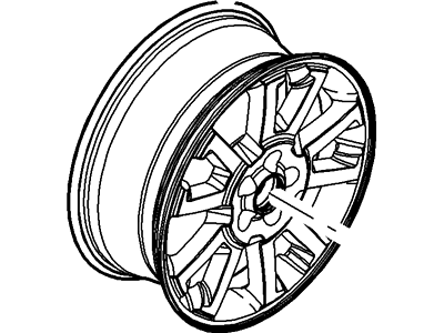 Ford 7A2Z-1007-A Wheel Assembly