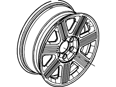 Ford 5L7Z-1007-BA Wheel Assembly