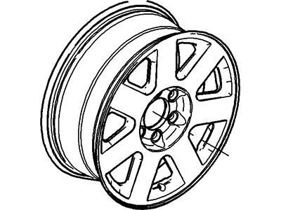 Ford 5L3Z-1007-AA Wheel Assembly