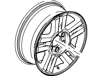 Ford 5L3Z-1007-HA Wheel Assembly