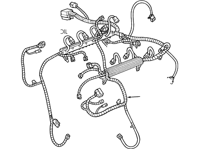 Ford F75Z9D930BN Wire Assembly