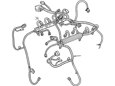 Ford XL1Z-9D930-BA Wire Assembly