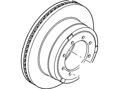 2014 Ford F-250 Super Duty Brake Disc - DC3Z-2C026-B