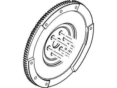 Mercury Flywheel - 5L8Z-6477-AA