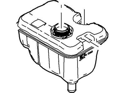 Ford 3W1Z-8A080-AA Tank Assembly - Radiator Overflow