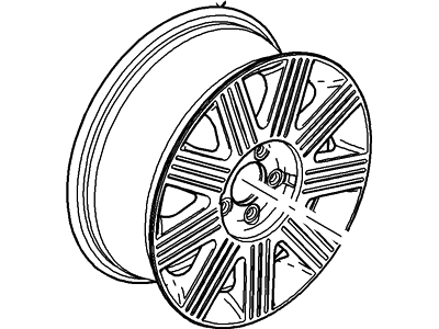 Ford 4W1Z-1007-AA Wheel Assembly